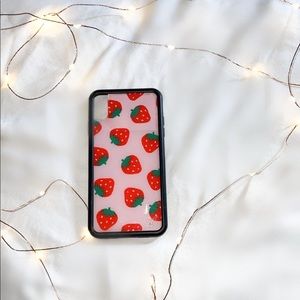 strawberry wildflower case (XS MAX)